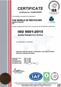 ISO 45001 Certificate